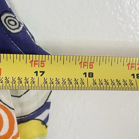 Vintage Adini S Groovy Floral Mini Dress India Cotton Y2K Psychedelic Boho - Picture 6 of 8